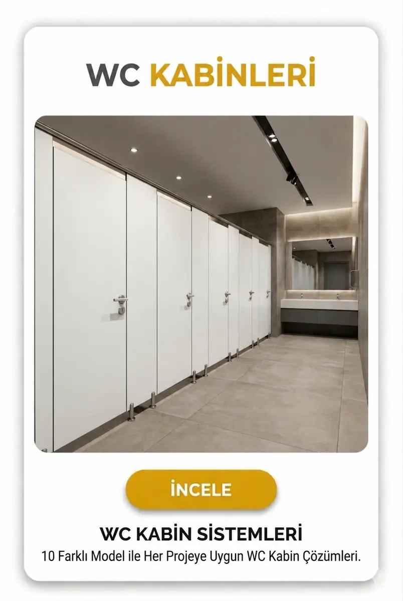 SANDER Kompakt Laminat WC Kabin