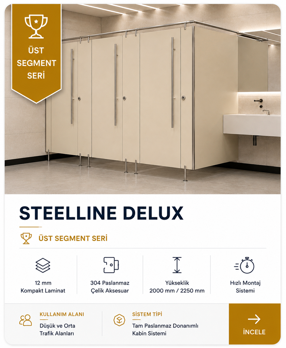 WC KABİN STEELLINE DELUX