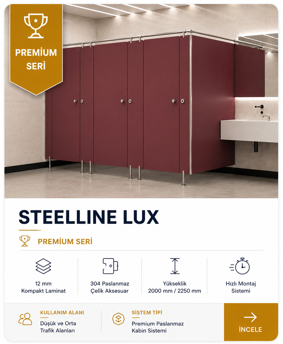 WC KABİN STEELLINE LUX