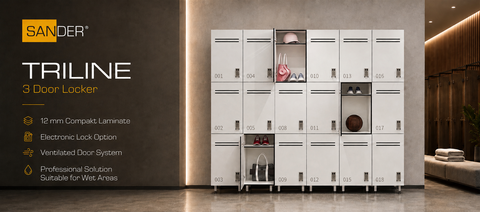 3-DOOR LOCKER