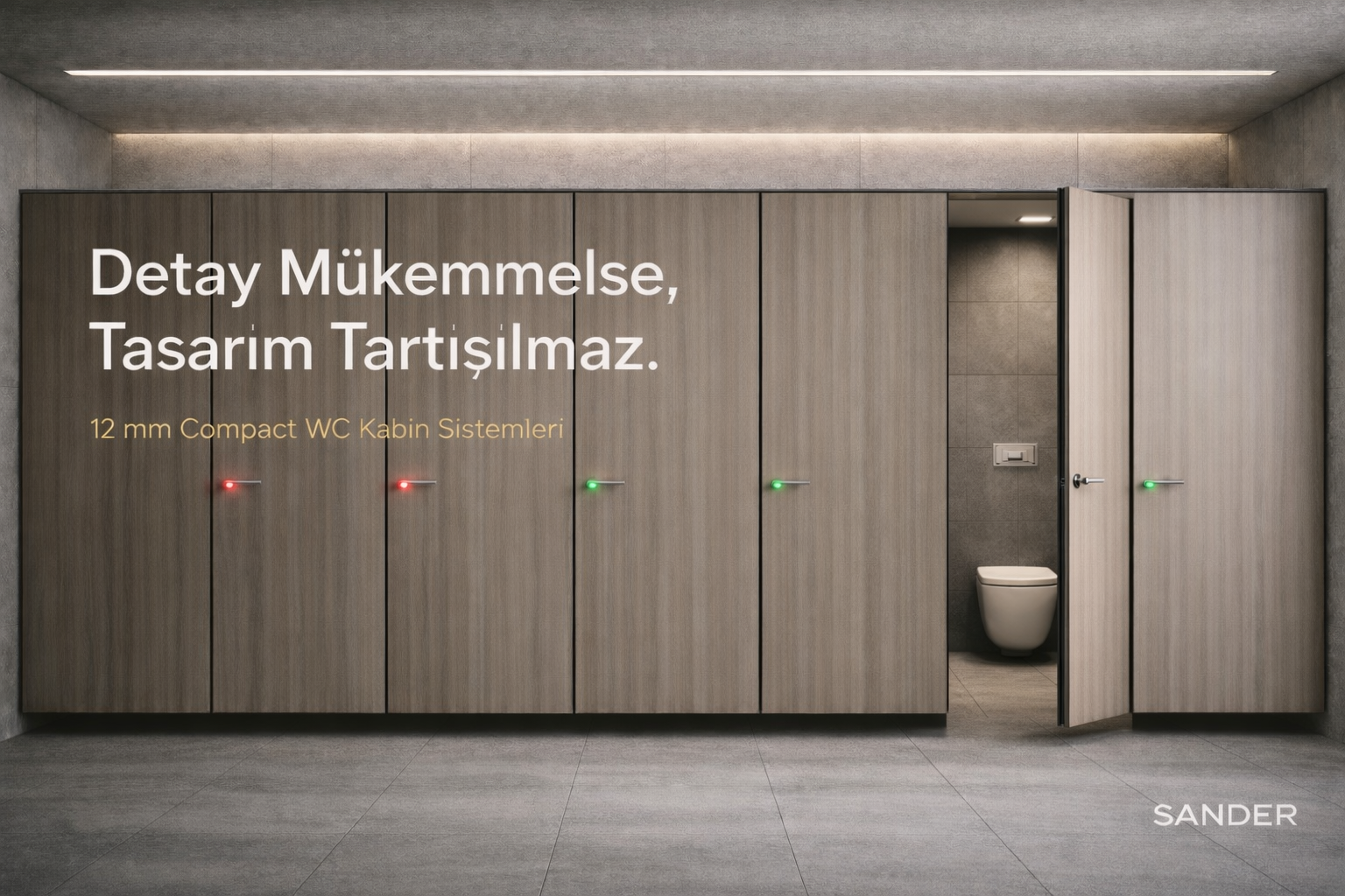 Kullanışlı tarz kabinler