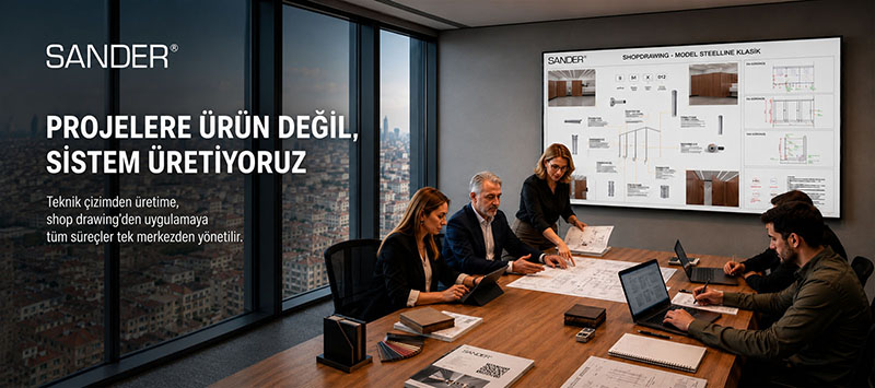 SANDER | SANDER mimari proje geliştirme ve WC kabin teknik destek ekibi